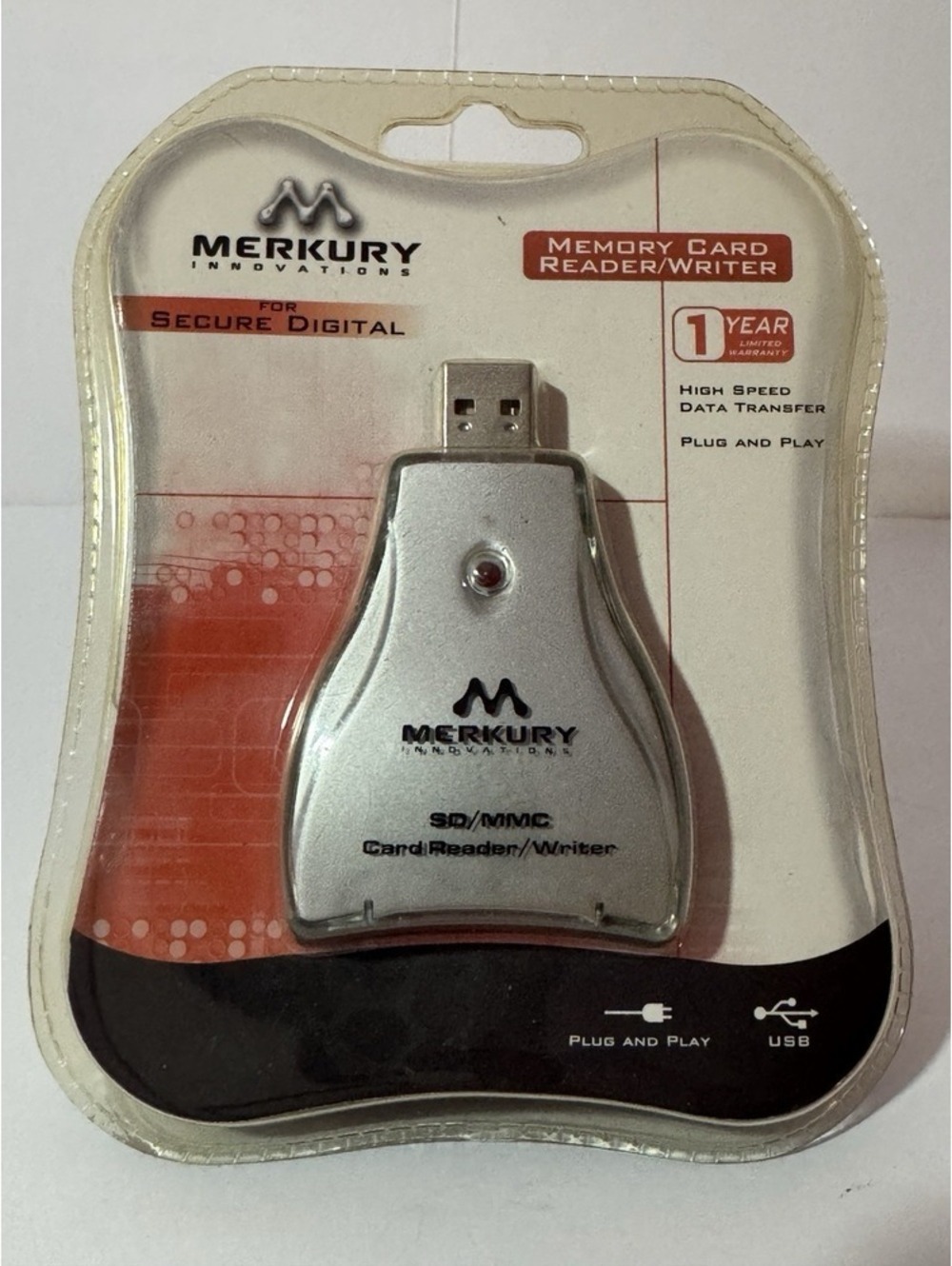 Merkury Innovations High Speed Data Transfer Plug Play Memory Stick Card Reader